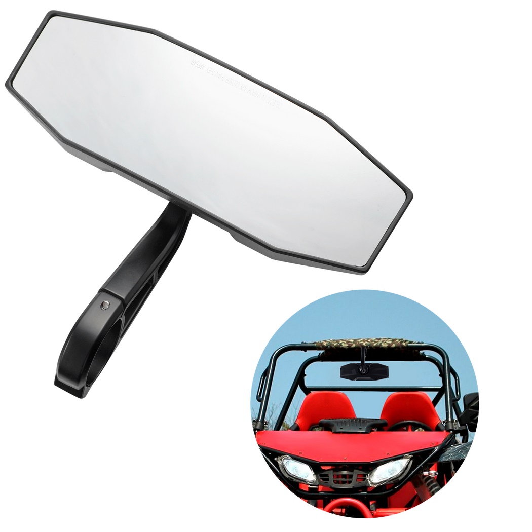 Rear View Center Mirror, 10" Ultra Clear SXS UTV Rear View Mirror