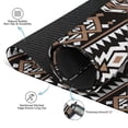 thumbnail image 3 of Boho Inspired Large Non-Skid Rubber Pad for Game Tables 31.5 Inch Square Mahjong Playing Mat with Quiet Design for Tiles Cards and Family Entertainment, 3 of 7