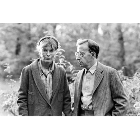 Zelig by WoodyAllen with Mia Farrow and Woody Allen, 1983 (b/w photo) Print Wall