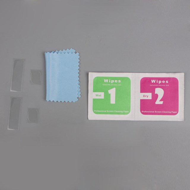 2 pares de lentes protectores de fibra de para cámara y película protectora de pantalla que resistente arañazos para SPARK Hugo Protector de pantalla