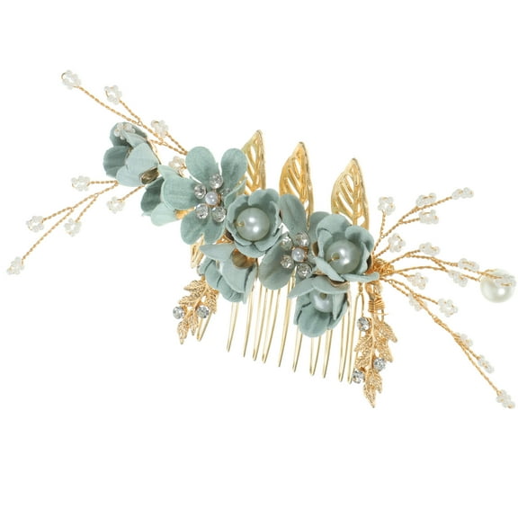 Yardwe Bridal Hairpin with Vintage Rhinestone Flower Design, Elegant Wedding Hair Accessory 1 Piece