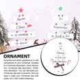 thumbnail image 3 of Yuarrent Árbol de Navidad colgante pieza pared ventana puerta Navidad colgante decoración al aire libre vacaciones decoración artesanía atmósferas Kits de decoración para fiestas Verde Yuarrent HA069344-01, 3 of 6