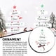 thumbnail image 5 of Toystoory Colgante de árbol de Navidad, decoración colgante de Navidad para interiores y exteriores, decoración temática de vacaciones, Atmósferas, Kits de decoración para fiestas Verde Toystoory HA069344-01, 5 of 6