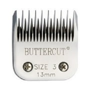 Geib Stainless Steel Buttercut Grooming Blades High Quality Durable Ultra Sharp (# 3 Skip Tooth = 1/2" Cut)
