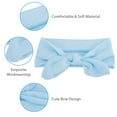 thumbnail image 2 of 10 Pack Bow Headbands for Women,Elastic Knotted Headbands, Cute Cotton Headwraps Rabbit Ears Yoga Hairband Fashion Sport Twisted Elastic Hair Accessories (Mixed 10 Colors), 2 of 7