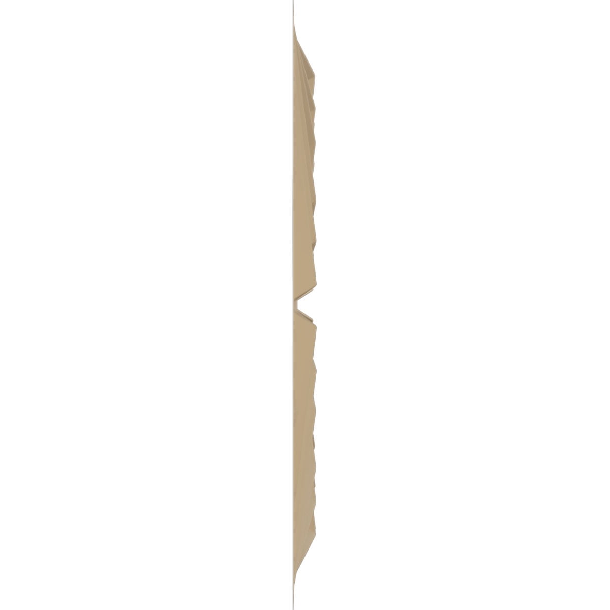 Ekena Millwork 19 5/8"W x 19 5/8"H Asher EnduraWall Decorative 3D Wall Panel, UltraCover Satin Smokey Beige (Covers 2.67 Sq. Ft.)