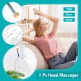 thumbnail image 1 of Mode pour Femmes 1 Pce Masseur de Tête avec Anneau de Massage de Tête Premium à 12 Doigts, 1 of 5