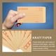 thumbnail image 4 of 200 PCS Post Office Brown Paper Sobres Sobres Express Sobres (Color surtido), 4 of 5
