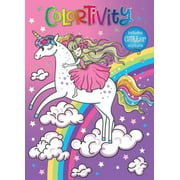 Colortivity: Unicorn with Glitter Stickers (Paperback)