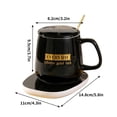 thumbnail image 3 of Thermostatic Ceramic Coffee Mug with Intelligent Temperature Control,Exquisite Gift Box Set for Birthday, Holiday, Business,Anniversary Celebrations Includes Cup, Temperature Pad, Spoon, Gift Bag, 3 of 5