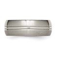 thumbnail image 3 of Titanium 8mm Ring Man Wedding  For Dad Mens  For Him, 3 of 10