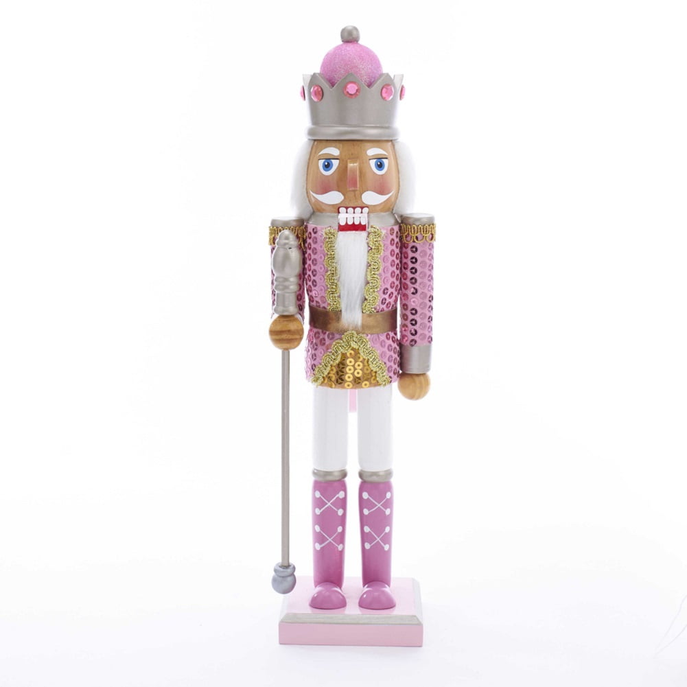 Kurt Adler 15Inch Pink Nutcracker
