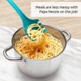 thumbnail image 4 of Cucharas - Cucharas compatibles con pasta de grado alimenticio y sin BPA - Servidor de cuchara de pasta resistente al calor - Cucharas de pasta aptas para lavavajillas con dientes - Pasta Collectio, 4 of 4