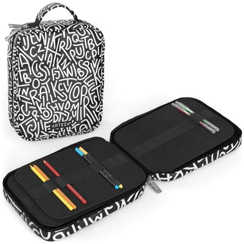 Arteza Artist Pencil Case Organizer, 64 Elastic Slots