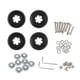 thumbnail image 5 of Kit de reparación de 4 ruedas de repuesto para maletas, ruedas giratorias de metal PU, reparación 45X18mm, 5 of 9