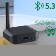 thumbnail image 4 of Adaptador de Audio Bluetooth 5.3 Transmisor Receptor 2 en 1 Reproduce Música Estéreo Inalámbrica con Entrada AUX de 3,5 mm Batería de 300 MAh, 4 of 6