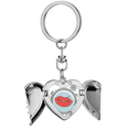 thumbnail image 1 of Lip Flower Frame Cartoon Pattern Heart Angel Wing Key Chain Holder, 1 of 3