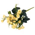 thumbnail image 4 of Advancent 2020 nueva rosa artificial de flores escritorio decorativo ramo de rosas falsas decoración para fiesta de boda Flores artificiales champán, 4 of 6