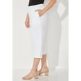 thumbnail image 4 of Catherines Women's Plus Size Suprema Elastic Waist Capri Pant, 4 of 6