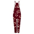 thumbnail image 6 of Women's Casual Loose Baggy Pocket Jumpsuit Fashion Playsuit Trousers Overalls Sling Jumpsuit, 6 of 6