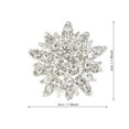 thumbnail image 2 of 24pcs Christmas Theme Decoration Snowflake Shaped Adornment DIY Decoration, 2 of 9