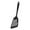 Black, variant on Easeky Silicone Slotted Turner Spatula for Non-Stick Cookware, Fish Flipper with Hollow Head for Oil Drainage, Heat Resistant up to 200°C, Dishwasher Safe, 1*Shovel