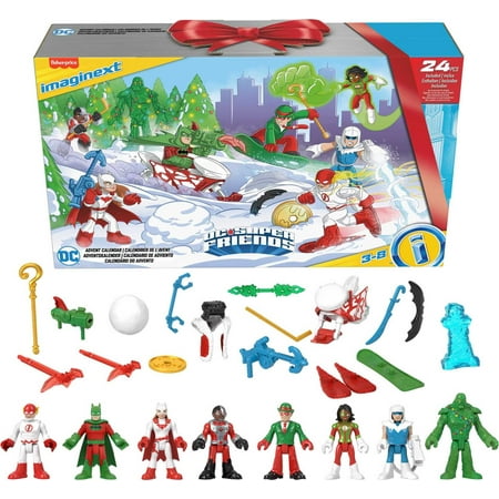 Imaginext DC Super Friends Batman Advent Calendar, 24-Piece Preschool Toys