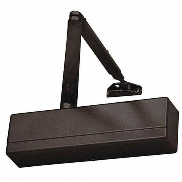 Universal Arm Pack Powerglide Adjustable Door Closer with Thru Bolts Sprayed, Bronze Enamel