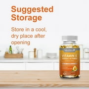 Mulittea Vitamin E 670mg (1000 iu ) dl-Alpha, Dietary Supplement for Antioxidant Support, 360 Softgels