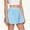 Blue, variant on LJEFF Girls Bubble Mini Skort, Cute Shorts Ruffle Skirt Elastic Waist Summer Casual A-Line Skirts for Girls Black Size 12 Yres