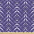thumbnail image 1 of Purple Sofa Upholstery Fabric by the Yard, Geometrical Ornamental Diagonal Oblique Overlapping Nested Stripes, Decorative Fabric for DIY and Home Accents, Quartz Mauve and Pale Mauve by Ambesonne, 1 of 5