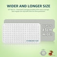 thumbnail image 4 of Yolife Non-Slip TPE Bathtub Mat with Hair Catcher, 39" x 17" Shower Mat for Inside Tub │ Large Drain Holes, Machine Washabl,Grey, 4 of 7
