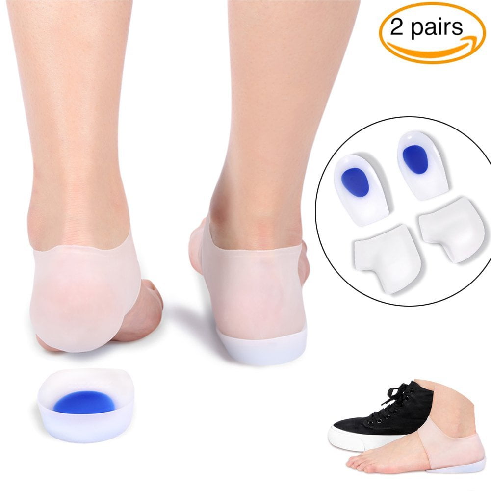 Cracked Heels. Heel Protectors New Material* Heel Cushion Heel Cups Sleeve Great for Heel Pain Heal Dry Heel Spur Cracked Heels 