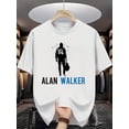 thumbnail image 5 of Alan Walker X Stylish And Minimalist Round-Neck Men'S T-Shirt, Versatile And Comfortable, Suitable For Various Occasions., 5 of 8