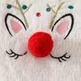 thumbnail image 6 of GYRATEDREAM Infant Baby Girls Christmas Bell Bottom Pant Outfits Toddler Long Sleeve Plush Pullover Sweatshirt Tops + Plaid Flare Pants 2Pcs Set Fall Winter Clothes for 6M-4T White, 6 of 9