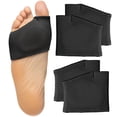 thumbnail image 1 of Almohadillas Metatarsales ZenToes para Hombre y Mujer 2 Pares - Negro, 1 of 9