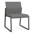 thumbnail image 1 of Fauteuil d'Invité Sans Accoudoirs pour Réception Gansett / Acier Charbon / Gris Pâle, 1 of 5