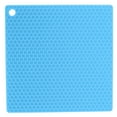 thumbnail image 1 of Insulation Pad Food Grade Silicone Pad AntiScalding Thickened Microwave Oven Mat for Kitchen Use(Blue ), 1 of 5