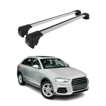 For 2013-2018 Audi Q3 Q3 Quattro Alu Roof Racks Cross Bars Luggage Carrier Gray