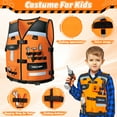 thumbnail image 6 of Flooyes Electric Drill Simulation Tool Set With Costume, Pretend Play Construction Toys for Kids Ages 3+, 6 of 7