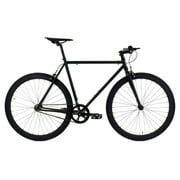 Golden Cycles Single Speed Fixie Bike – Lightweight Steel Frame, Flip-Flop Hub, 700c Wheels, Multiple Sizes & Deep V Rims (Vader, 45)
