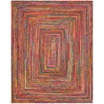 thumbnail image 2 of SAFAVIEH Cape Cod Miah Braided Area Rug, 8' x 10', Red/Multi, 2 of 6