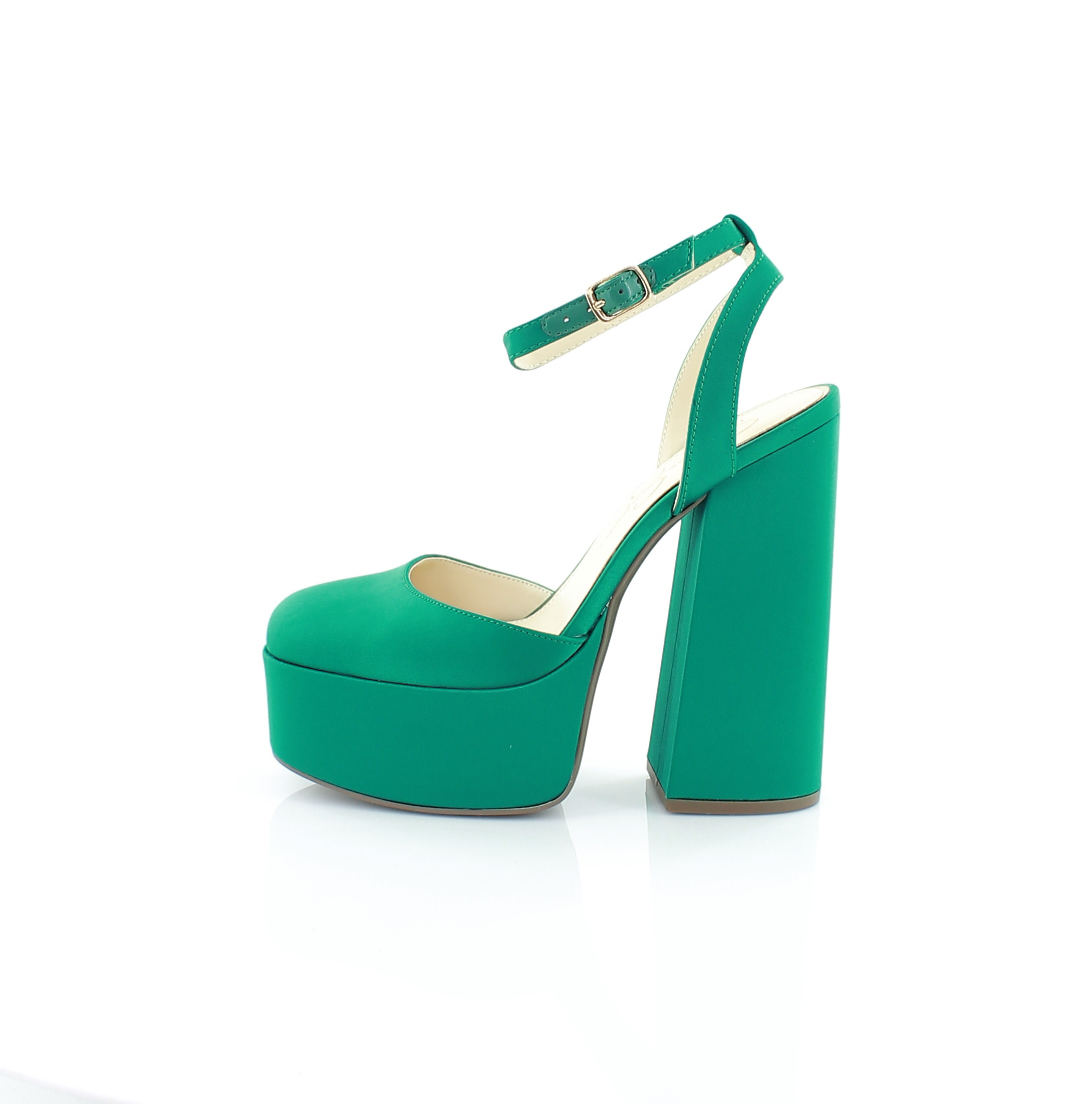 Jessica Simpson Women's Darena Strappy Platform Pump - Faux Patent Heels