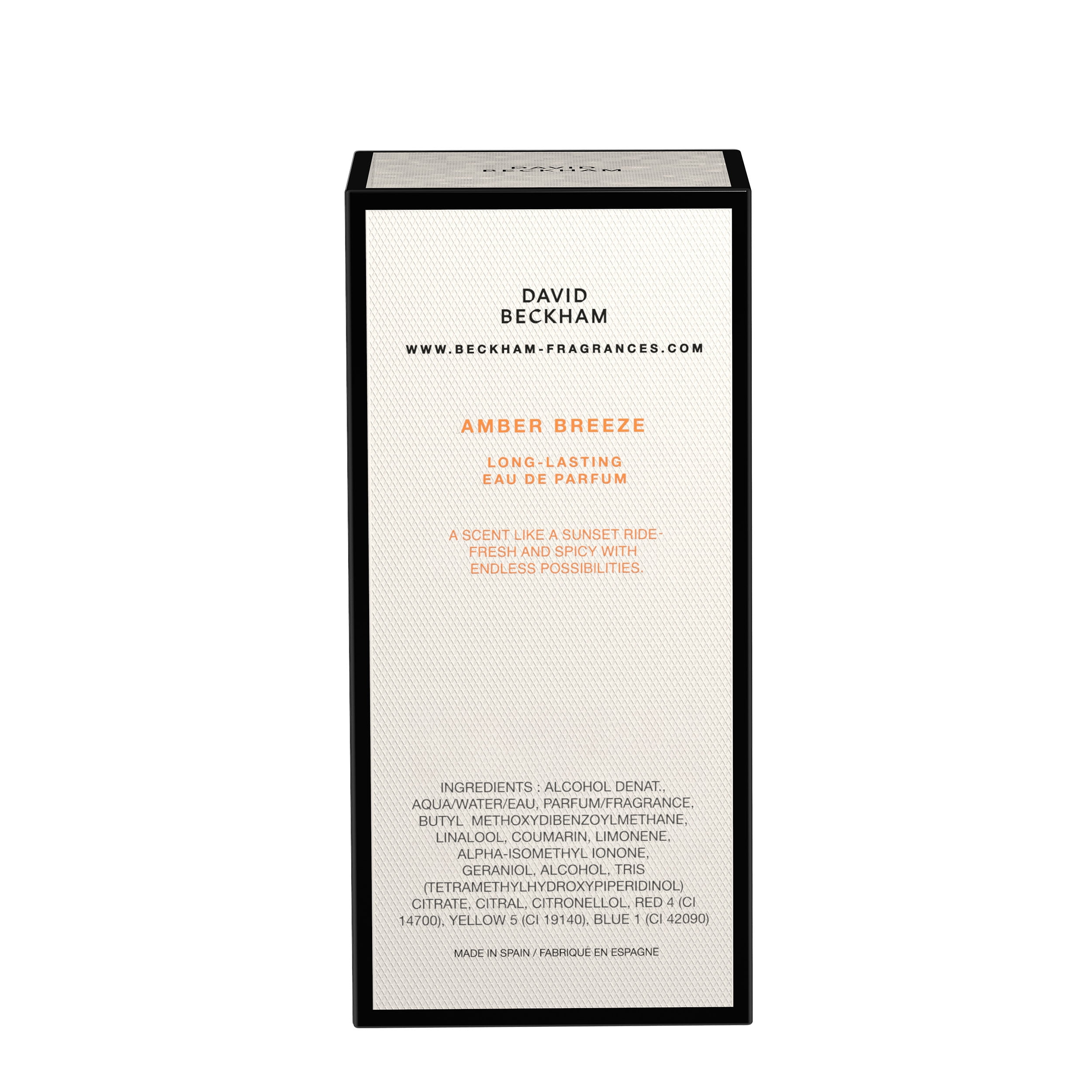 David Beckham Amber Breeze Eau De Parfum, 3.3 oz