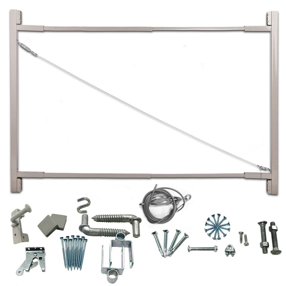 AdjustAGate Steel Frame Gate Building Kit, 36"72" Wide Opening Up To
