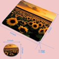 thumbnail image 5 of Gaming Mouse Pad, Golden Sunflower Floral Customized Designs Non-Slip Rubber Base Gaming Mouse Pads and Coaster Set,, 5 of 5