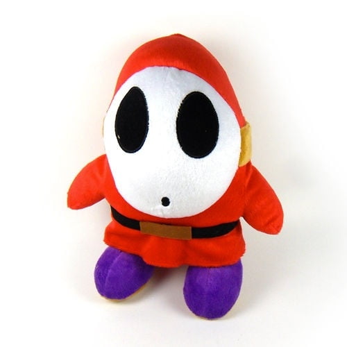 7in Shy Guy Soft Plush Doll Figure Stuffed Toy Nintendo New Super Mario Bros