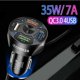 thumbnail image 2 of Cargador blanco uno del coche del cargador del coche del cargador 4usb del teléfono móvil del coche QC3.0 para cuatro, 2 of 5