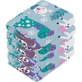 thumbnail image 4 of SKYSONIC Sloth Cotton Washcloths Set of 2, Highly Absorbent Soft Fingertip Towel for Bathroom, Gym, Hotel and Spa, 12 x 12 Inch, 4 of 7