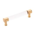 thumbnail image 1 of 128 mm Cabinet & Drawers CR Pull, Brushed Gold Brass, 1 of 1